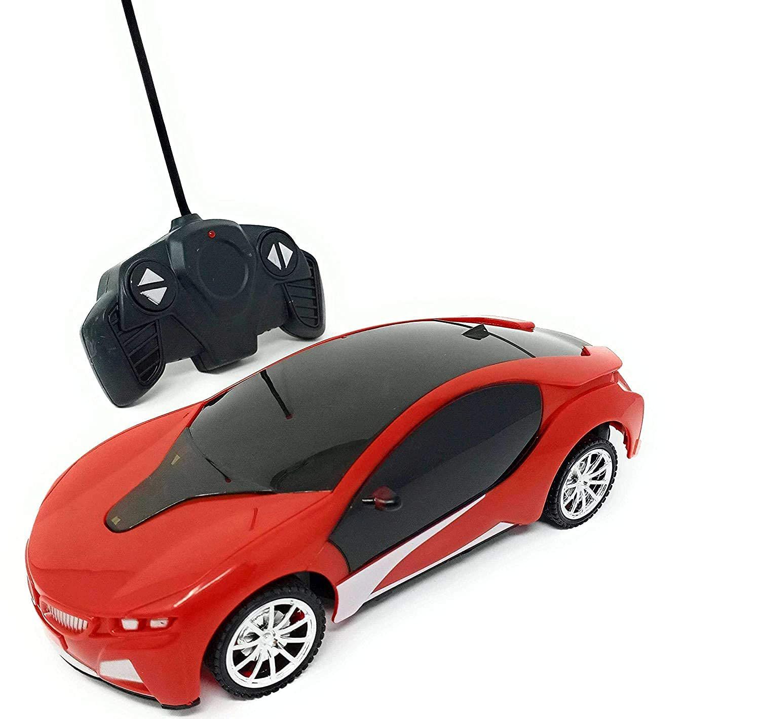 1:22 Scale Remote Control Famous Car With 3D Lights Full Functions Turns Left, Right, Forward&Reverse, Wireless Remote, High Speed, For Kids Boys, Multi color