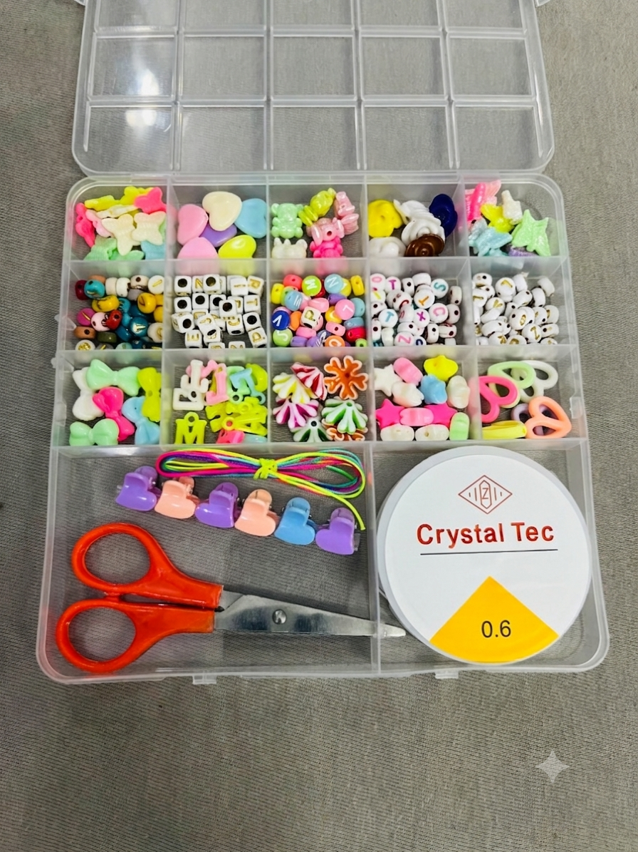 DIY Beads Box for Making Jewelry items with Accessories
