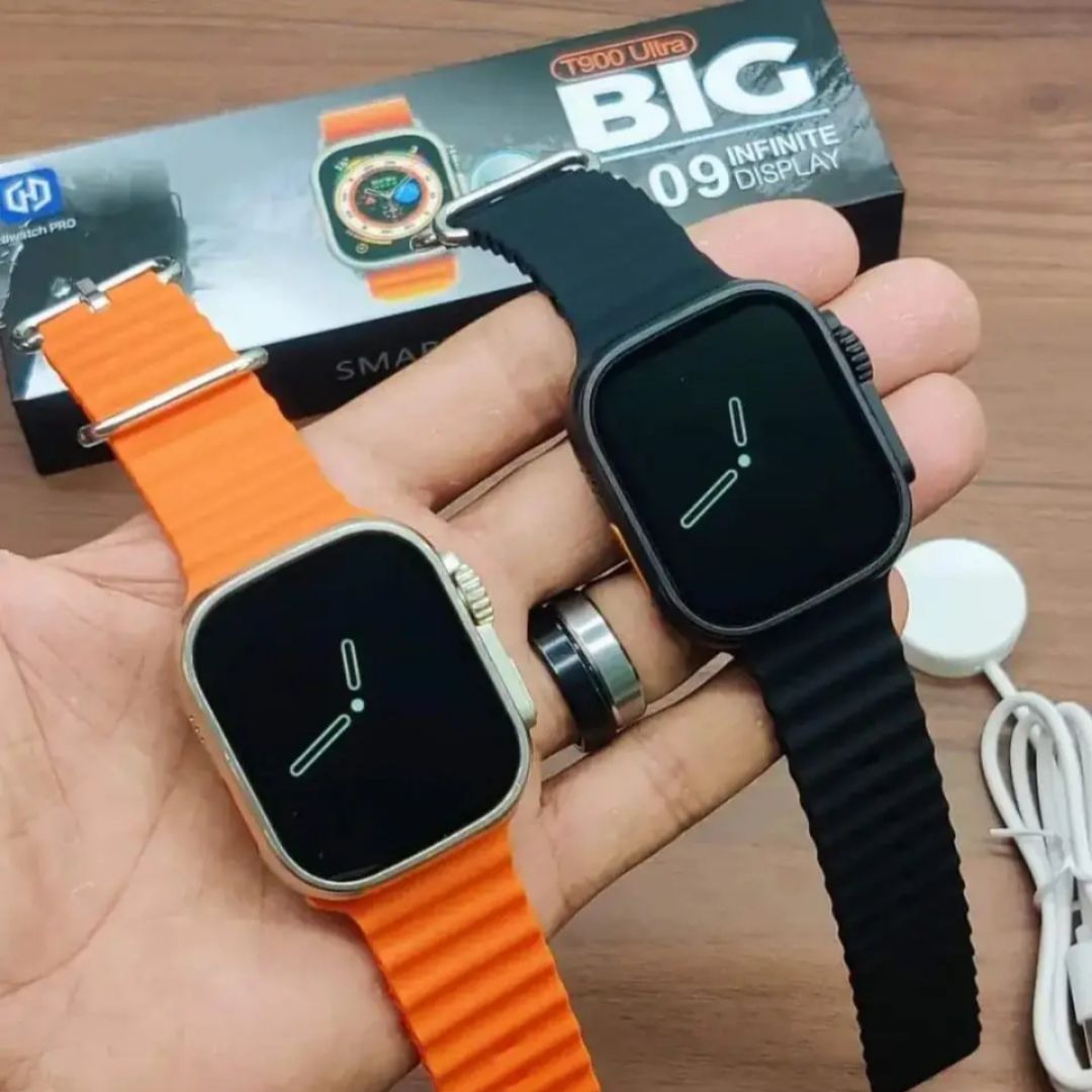 T900 Ultra Smart Watch 2.09" HD Screen Bluetooth Call Smartwatch IP67 Waterproof Wireless Charging Smart Watch For Men & Women