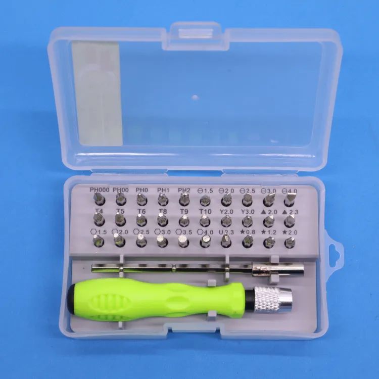 32 in 1 Magnetic Screwdrivers Torx Precision Mini Screwdriver Set Repair Tools Kit For Mobile Phones Tablet PC Laptop Electronics