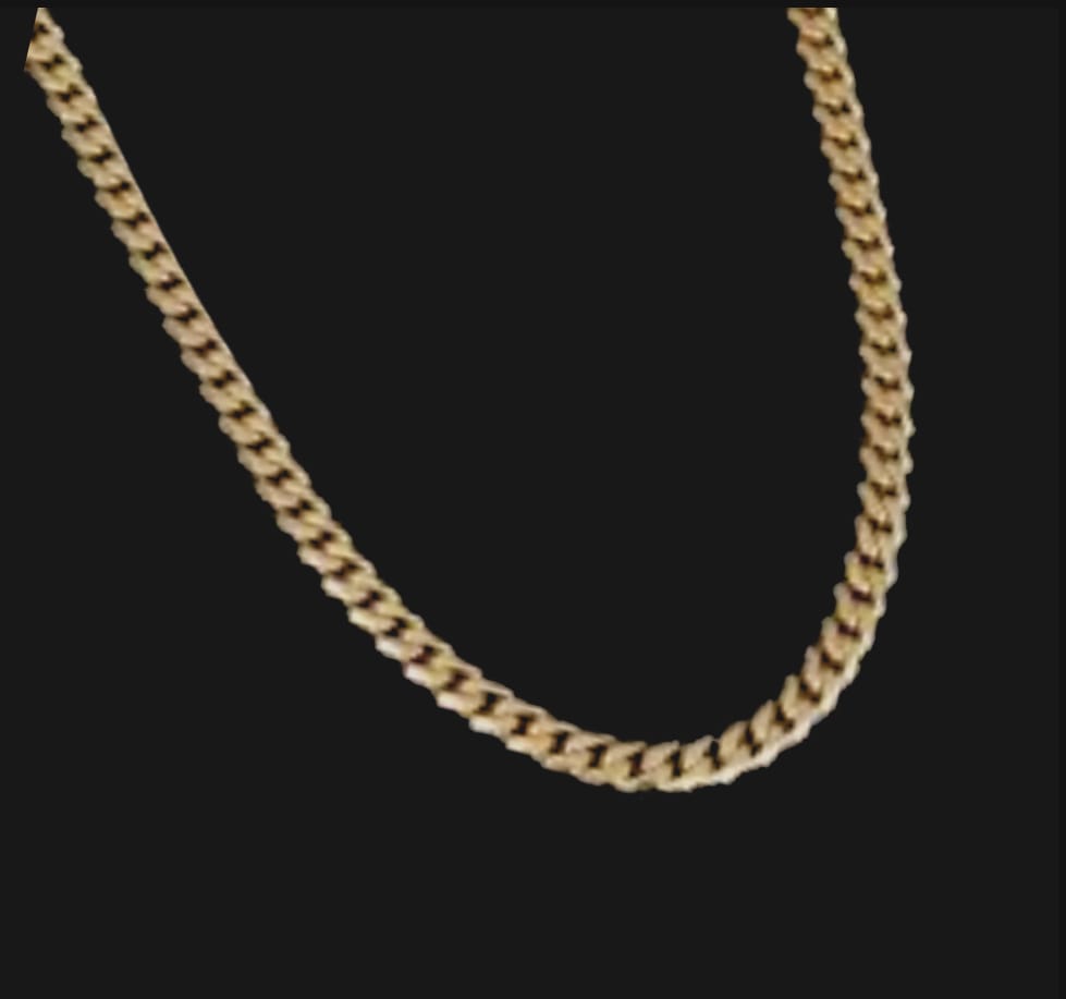 Men's 3D Vertical Nacklace Geometry Stainless steel Cuban Nacklace/ Chain  Temperman Neck chain Trendy Nacklace Gift For Men &Boys
