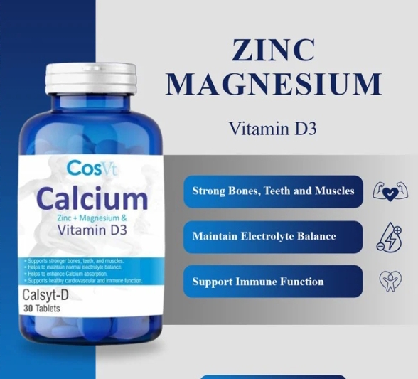 Calcium, Magnesium, Zinc