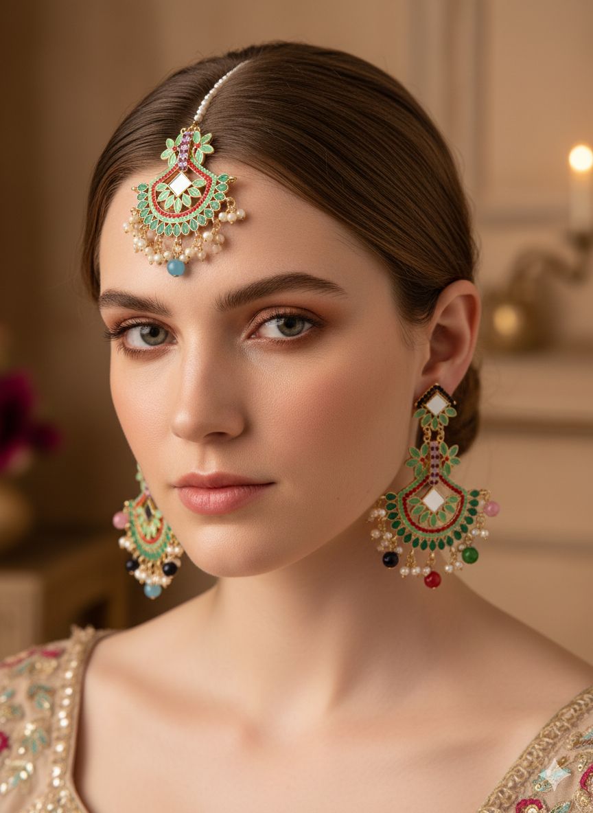beautiful awesome elegant attractive jewelry set for ladies wedding & engagement collection