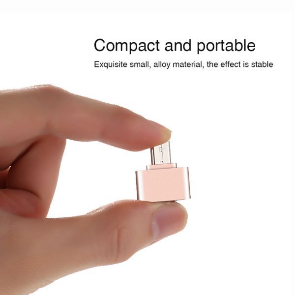 Micro-USB OTG Cable Adapter 2.0 Converter Aluminum Frame For Mobile Phone Android for Samsung USB Tablet Pc to Flash Drive Mouse OTG Hub