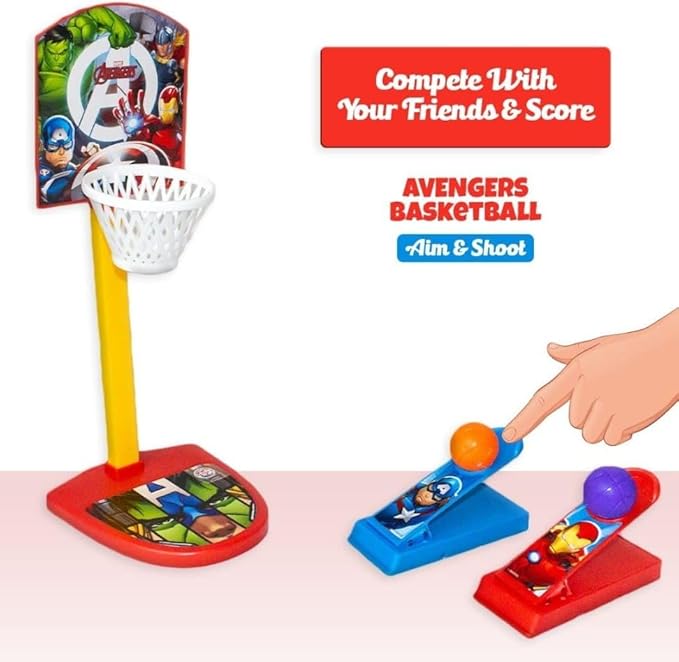Mini Basketball Game , Ball Shoot Basketball Table Game ,Miniature Game Sports Fans and Fanatics, Classical Mini Basketball Tournament Table Top Arcade Skills Game - . Up
