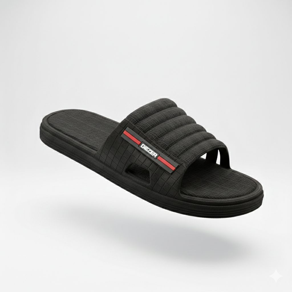 Mens Fashion Slippers & Flip Flops Casual Deluxe Rubber Slides for Men