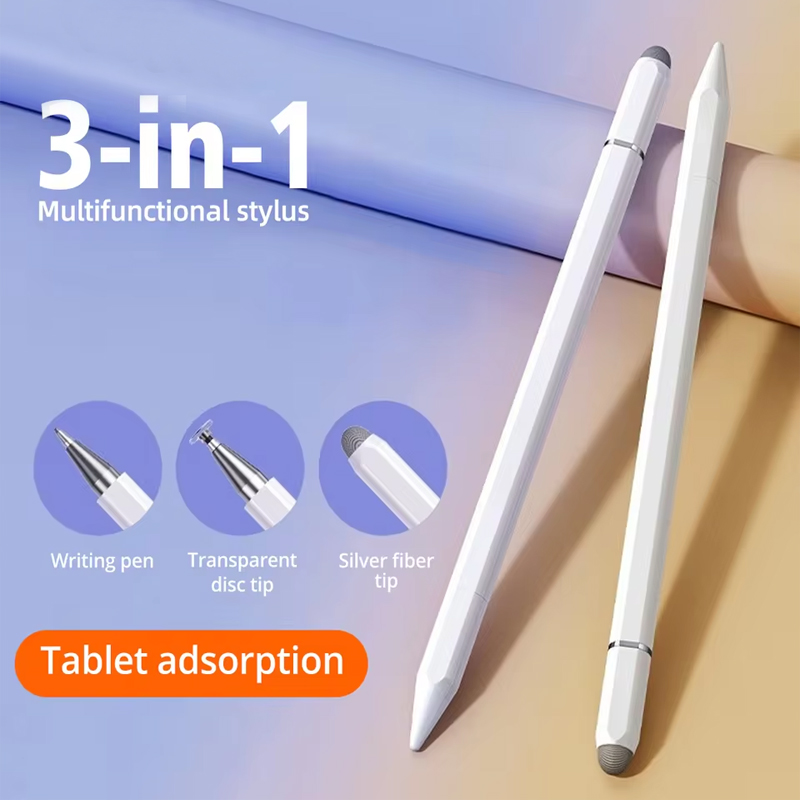 3 in 1 Universal Stylus Pen Pencil for iPad    No Charging Phone Tablet Pen Screen Touch Pencil