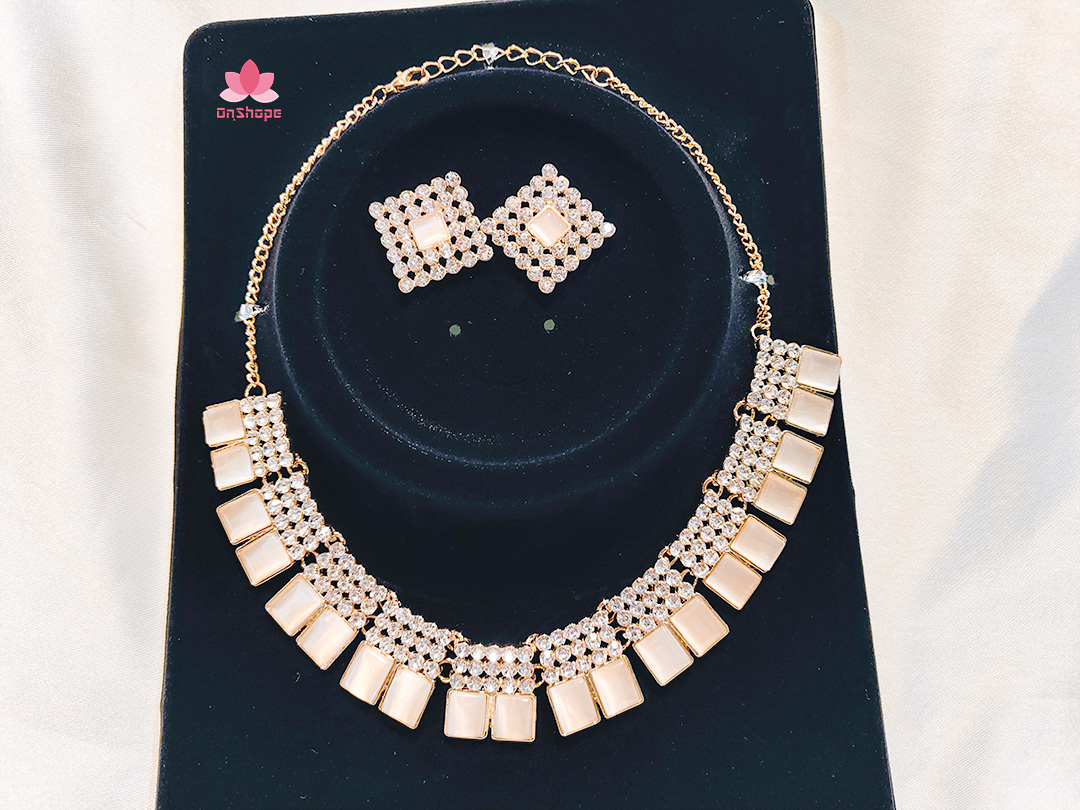 Regal Antique Gold-Plated Choker Necklace & Earring Set | Bridal & Festive Wear