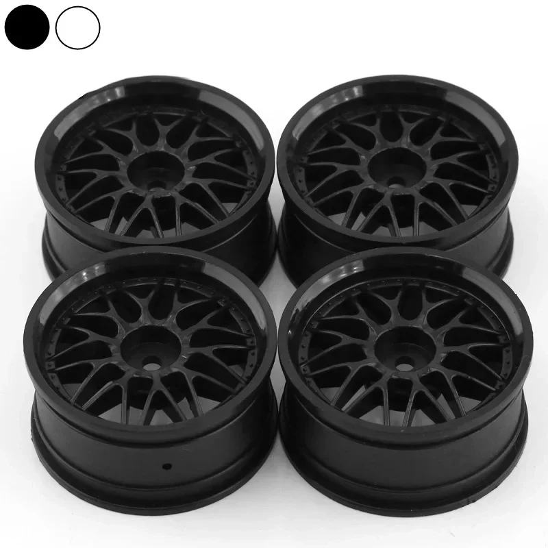 4PCS 52mm 1/10 RC Drift Wheel Rims Hubs for Tamiya XV02 Kyosho HSP HPI Sakura Traxxas RedCat, On-Road Racing