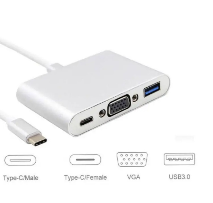 USB Type C to VGA USB 3.0  Type C 3.1 OTG Adapter