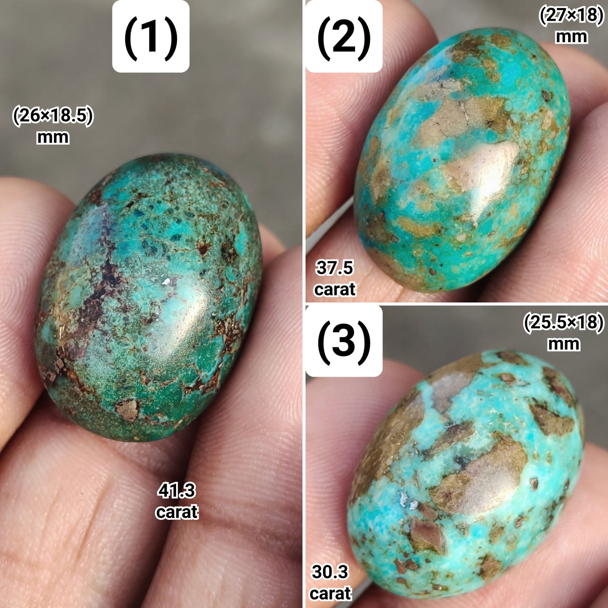 Original Shajri Feroza _ Natural Matrix Turquoise _ Asli Shajri Feroza _ Birthstone of December _ Natural Matrix Turquoise (Shajri Feroza) Original Loose Gemstone for Ring & Pendant - Real Shajri Feroza Stone - Natural Matrix Turquoise Oval Cabochon Loose