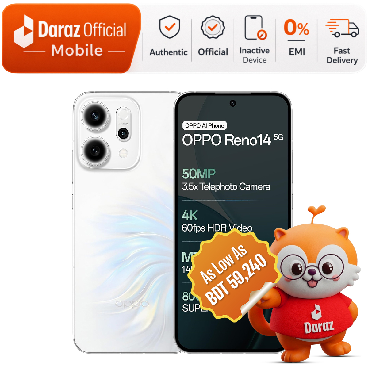 OPPO Reno14 5G 12GB/256GB | Official