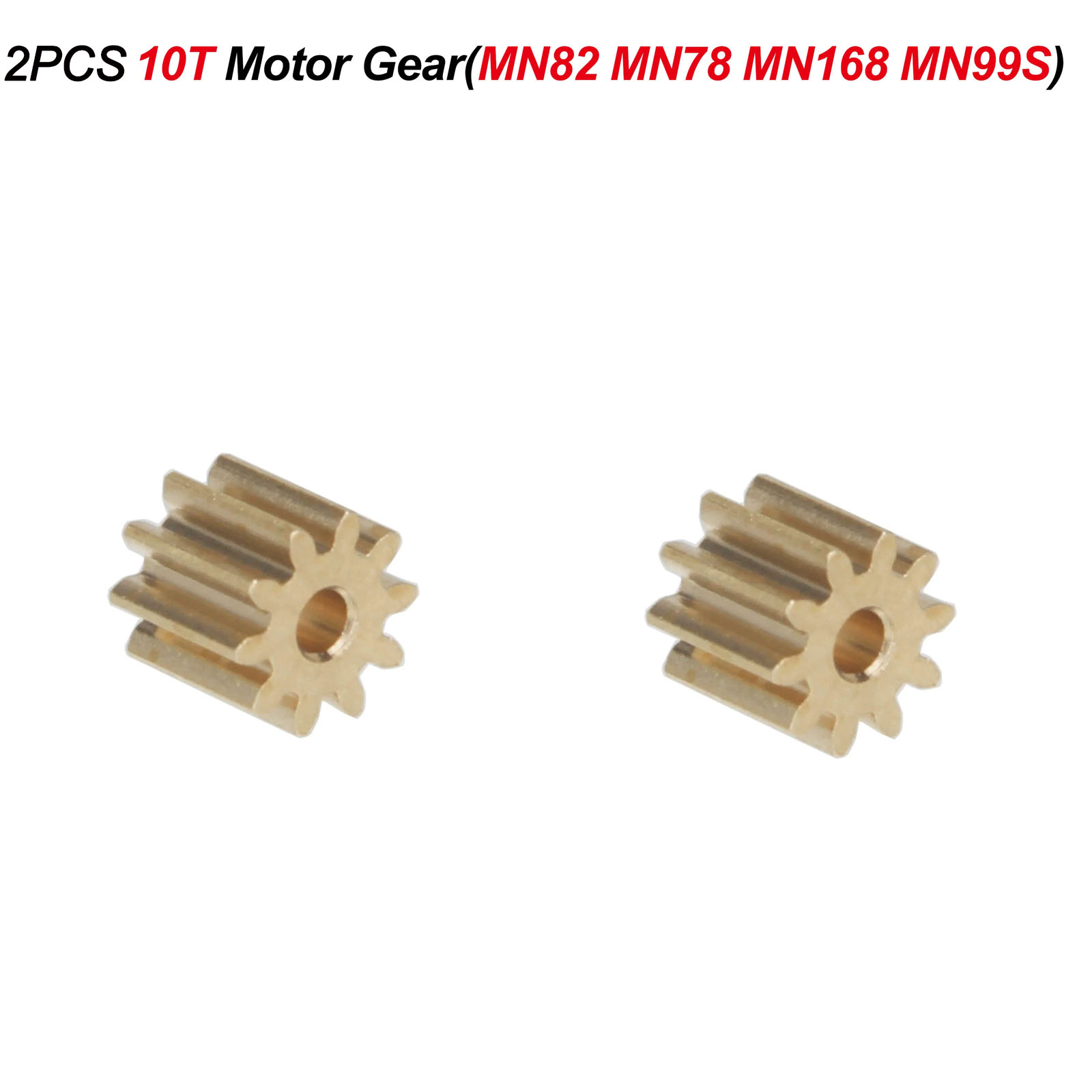 Metal Gear 10T 14T Copper Motor Pinion M0.6 for RC Car Crawler MN Model MN82 MN78 MN99S MN168 MN86 MN128 Motor Parts Accessories
