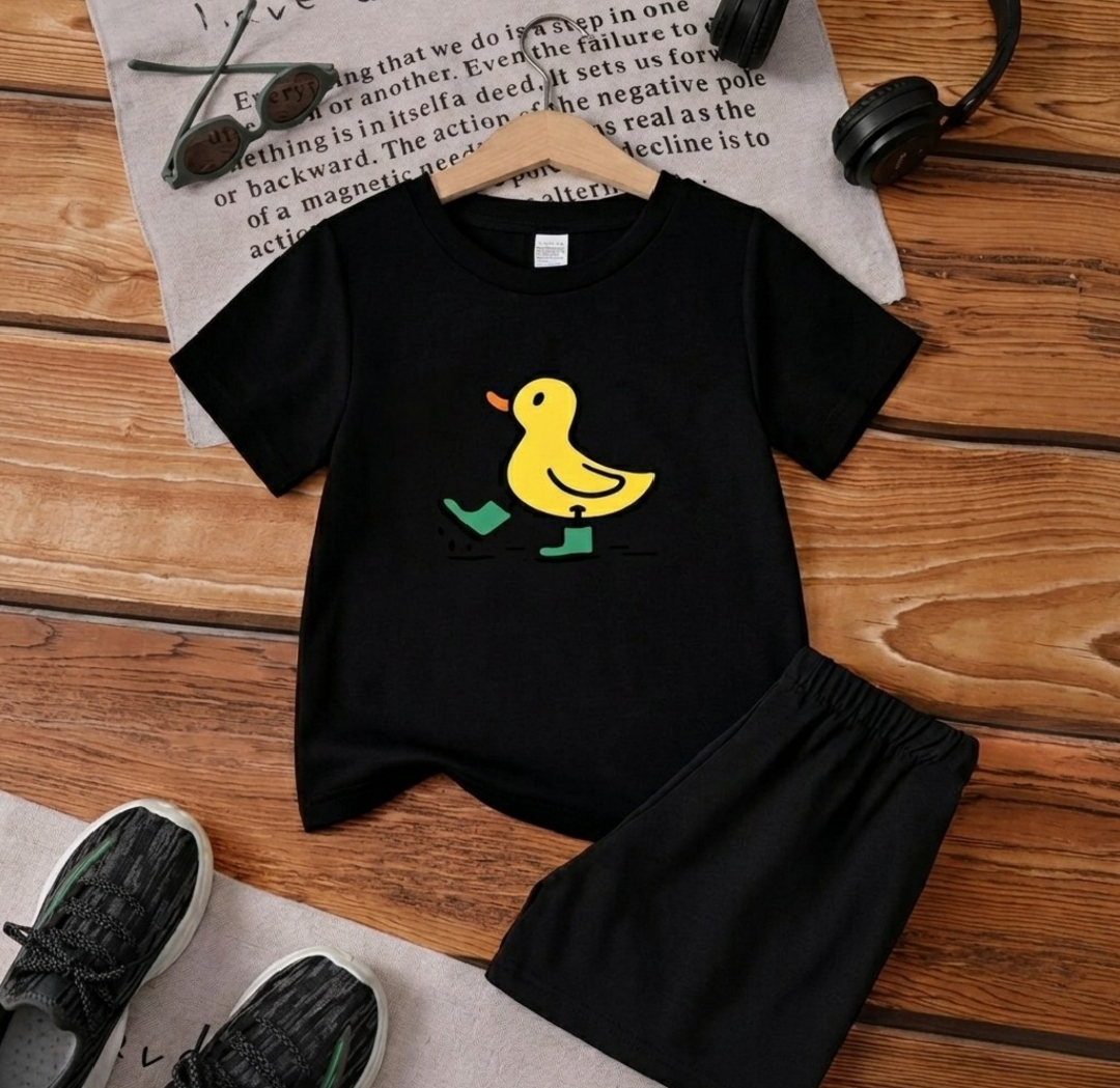 T-shirt And Shorts Pants For Kids Baby Boys And Baby Girls Dresses Short Sleeves Tee Top's Clothes Set's Dresses Outfit Suit For Unisex JHA Summer Collection