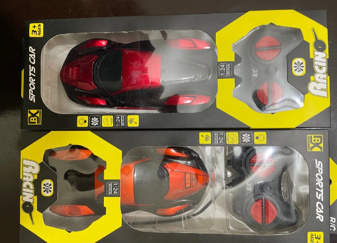 Speed Racing 1:20 RC Sports Car – Remote Control Drifting Model with Realistic Headlight & Exhaust Emulation, Rechargeable Battery & Cable, 2.4GHz Frequency for Smooth Control and High-Speed Performance. Perfect Gift Baby Birthdays, Kids Exams & Game