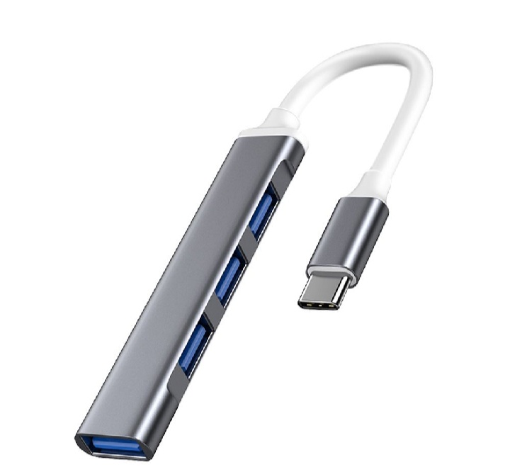 TYPE C Hub 4 Multi-Port USB Type-C Hub With USB2.0 USB3.0 OTG Function USB Splitter Adapter