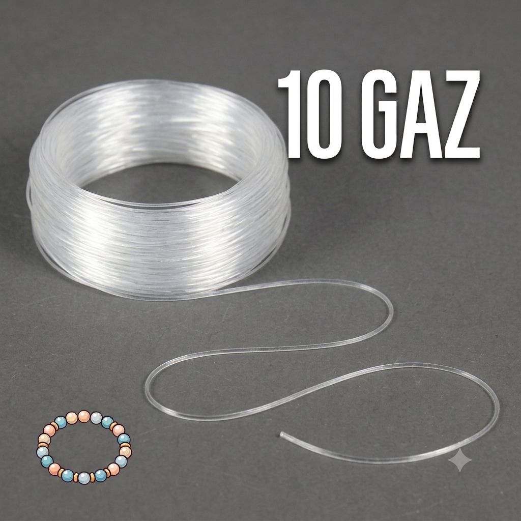 Transparent Elastic Thread for Bracelets | Stretchable String for Beads & Jewelry Making