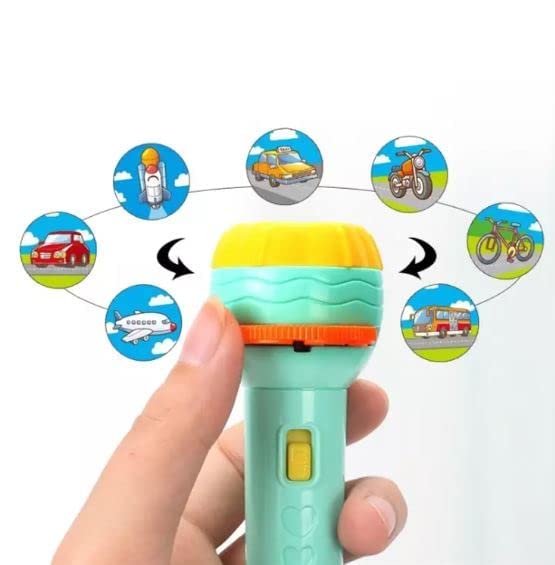 3 Slids, 24 Patterns Projector Flashlight Torch, Kids Projection Light Toy Education Learning Night Light Before Going To Bed Best Gift For Kids 7 Years Boy Or Girl Learning And Playing(Multi)