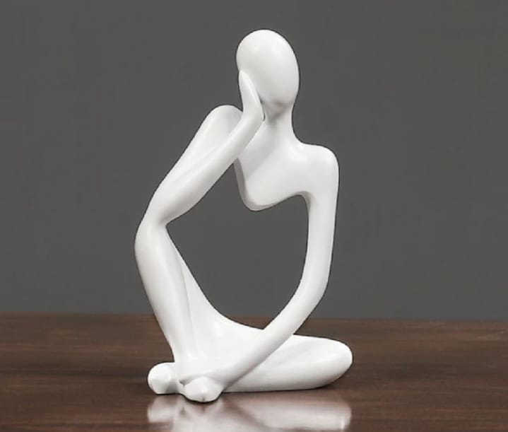 Thinker Statue 3 PCs Set l Concrete Made Stylish Decor Product l Best for Gift l Home n Office Decor l Alif Decor