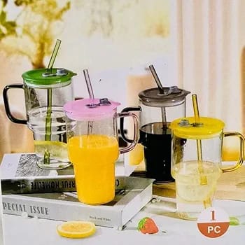900ml Glass Sipper Tumbler