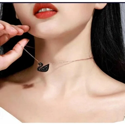 Trending sawan Duck Locket Golden Chain Three Color Black White Red For Women Girls Jewellery