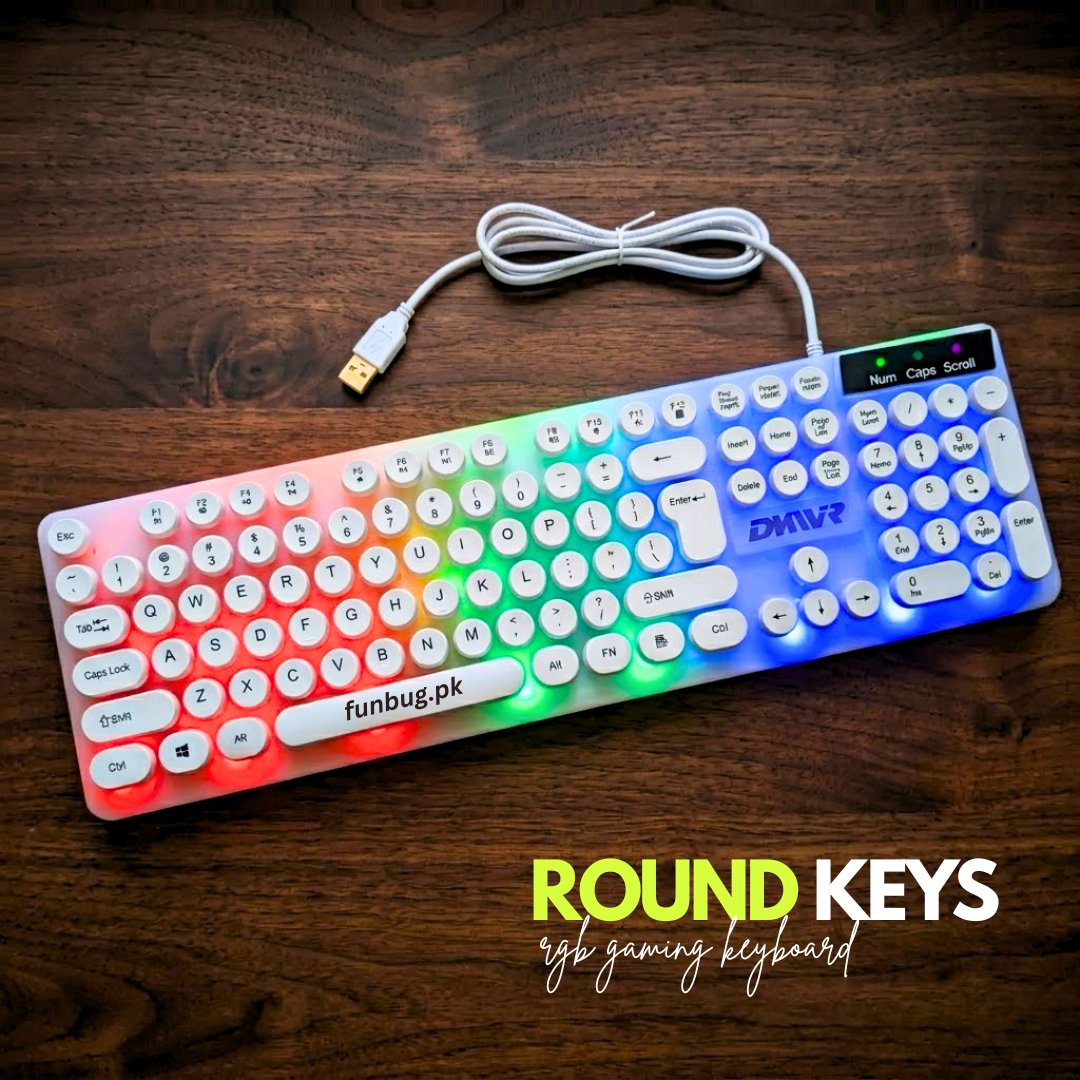 Round White Keys