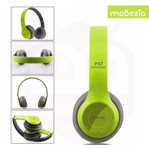 Foldable P47 Wireless headphones with Microphone Bluetooth Foldable Headset Support FM Radio TF for PC ,TV Smart Phones & Tablets etc.
