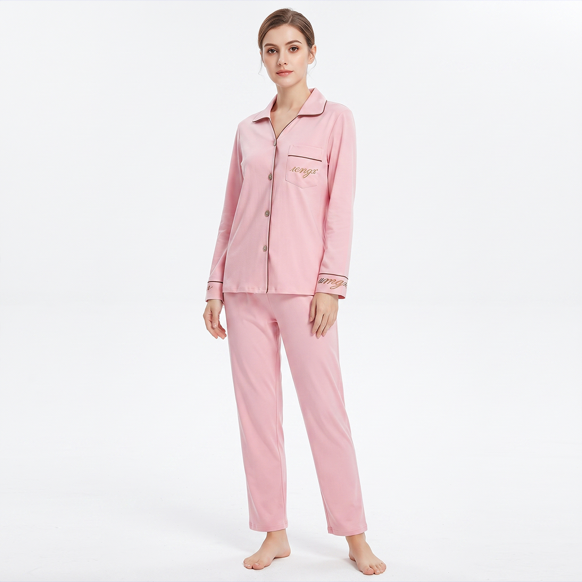 Cute Pajamas Cotton Sleepwear Night Suits for Girls