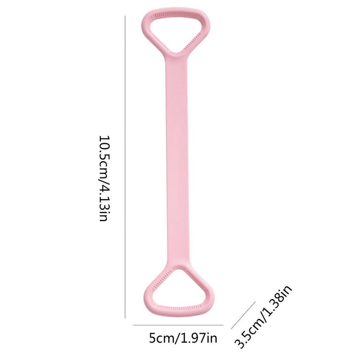 1 PC Figure 8 Exercise Resistance Band, Natural Latex Elastic Fitness Resistance Band Non-slip Handle, Chest Expander Shoulder Arm Strength Training Yoga Stretching Strap Physical Rehab Belt