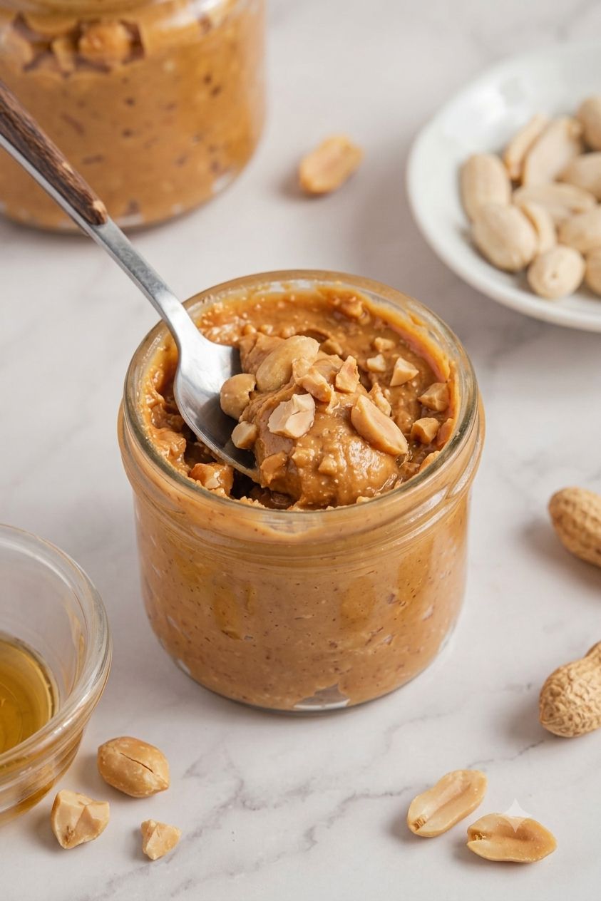 Pure Homemade Peanut Butter 500g | Unsweetened High Protein Spread | No Added Sugar | Gym & Healthy Diet