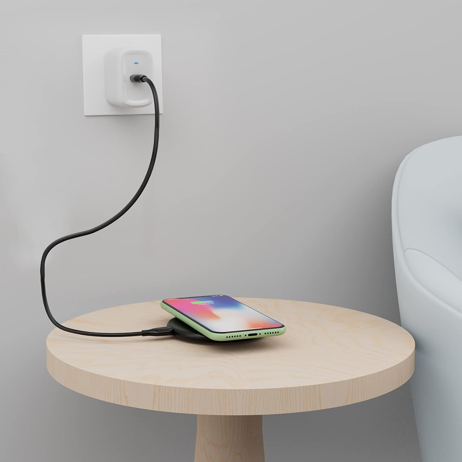 40W Fast Wireless Charging Stand, Universal Qi Charger Dock for iPhone 17-11 Series,  S24/S23/S22/S21, ,