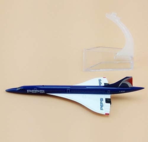 Peps Concorde Diecast Metal Airplane Model 1:400 Scale – 16cm Aircraft Model Plane for Home & Office Decoration