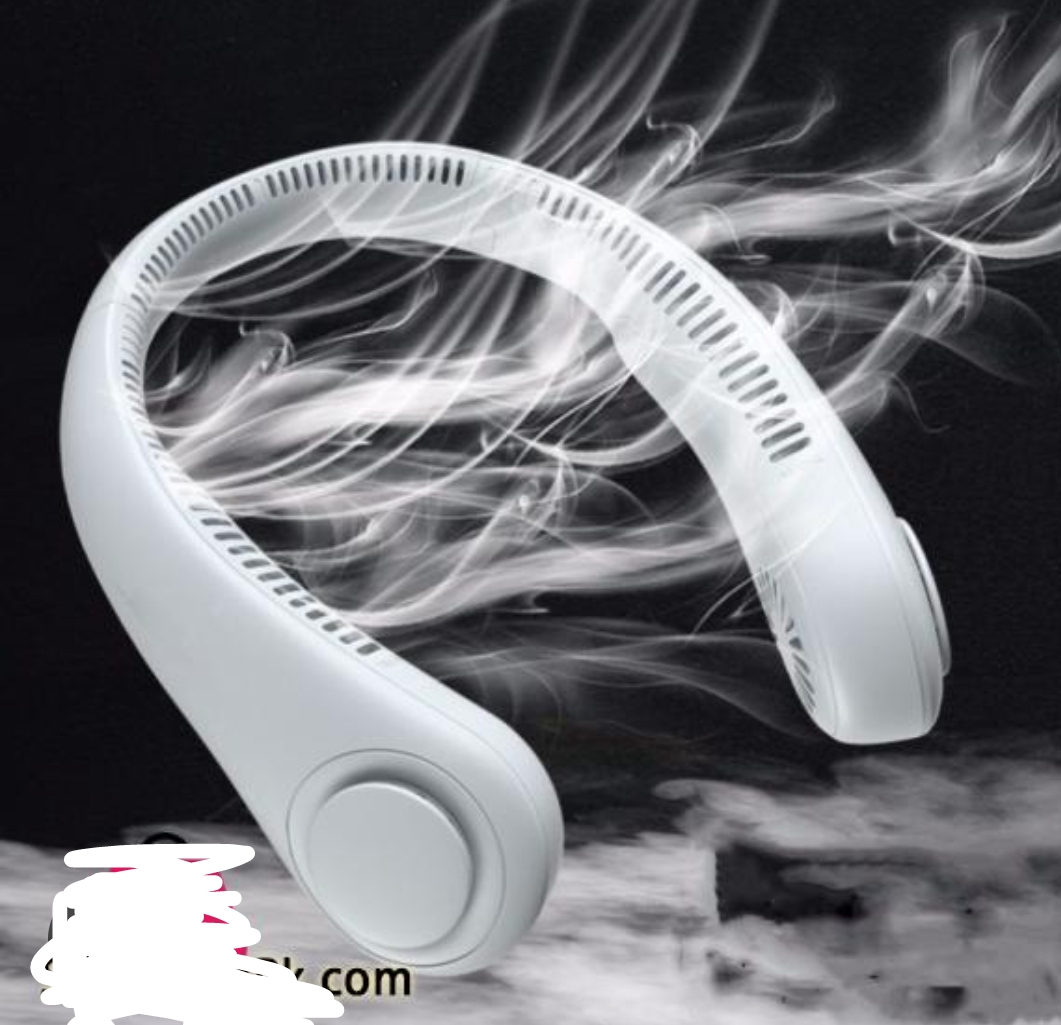 Portable bladeless Neck fan