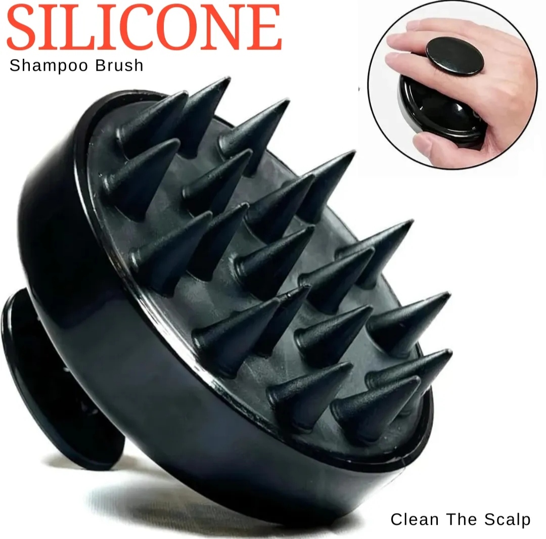 Silicone Shampoo Brush Clean The Scalp Thoroughly Scalp Massage Easy Foam Head Massage Brush Shampoo Brush Bath Comb Care Tool
