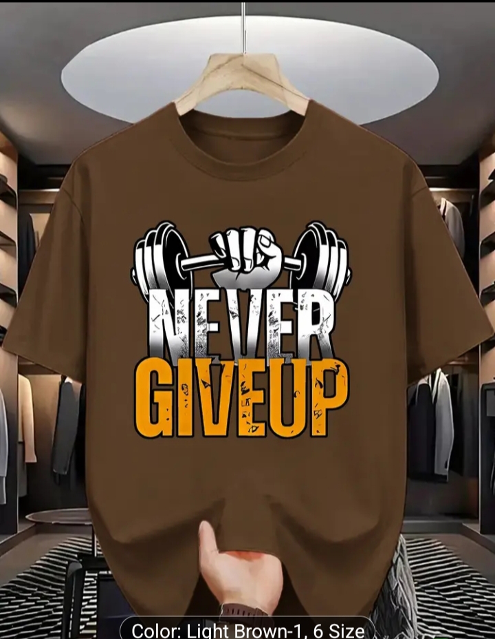 casual motivational t.shrt for men