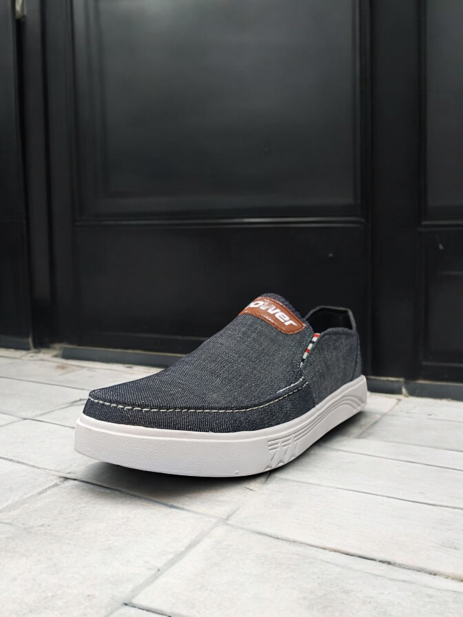 New Mens Denim Jeans Canvas Sneakers shoes for men