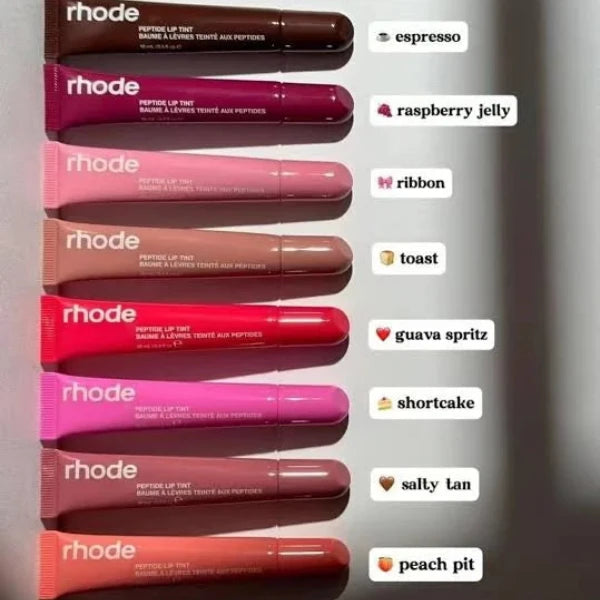 Rhode Lipgloss Hydrating peptide lip tint that delivers a glossy, non-sticky finish with a natural pop of color.
Lightweight formula keeps lips soft, smooth, and moisturized all day—perfect for everyday wear.