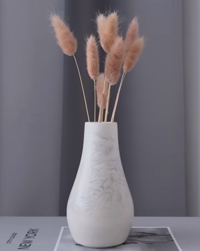Mini Concrete Flower Vase, 'Glue Drop' Design Flower Vase, Vases for Artifical Flowers & Plants, Vase for Tabletops, Side tables, Desktops & Coffee tables, Decorative Accents, Vases & Vessels