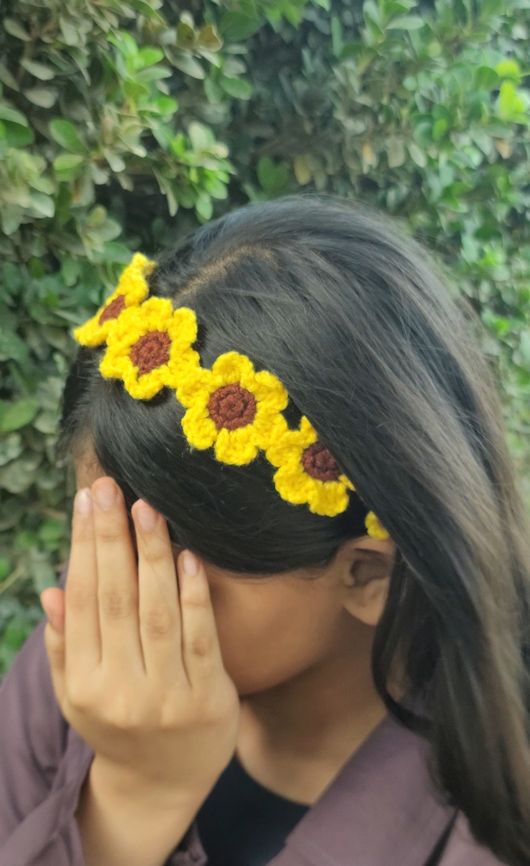 handmade crochet hair bands in different designs