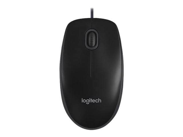 Logitech B100 USB Mouse Original | Wired Optical Mouse | Laptop PC Computer Mouse | Plug & Play