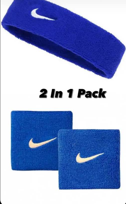 SPORTS HEAD BAND AND WRIST BAND FOR MEN AND WOMEN ,SWEAT-BAND HEAD-BAND WRIST-BAND SET TENNIS COURT SPORTS RUNNING TRAINING