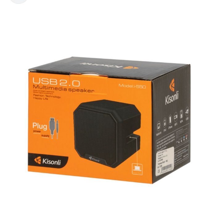 Kisonli 620 Computer Speaker Wired 2.0 Usb Speakers Digital Partable For Computer Pc Laptop PAk FF
