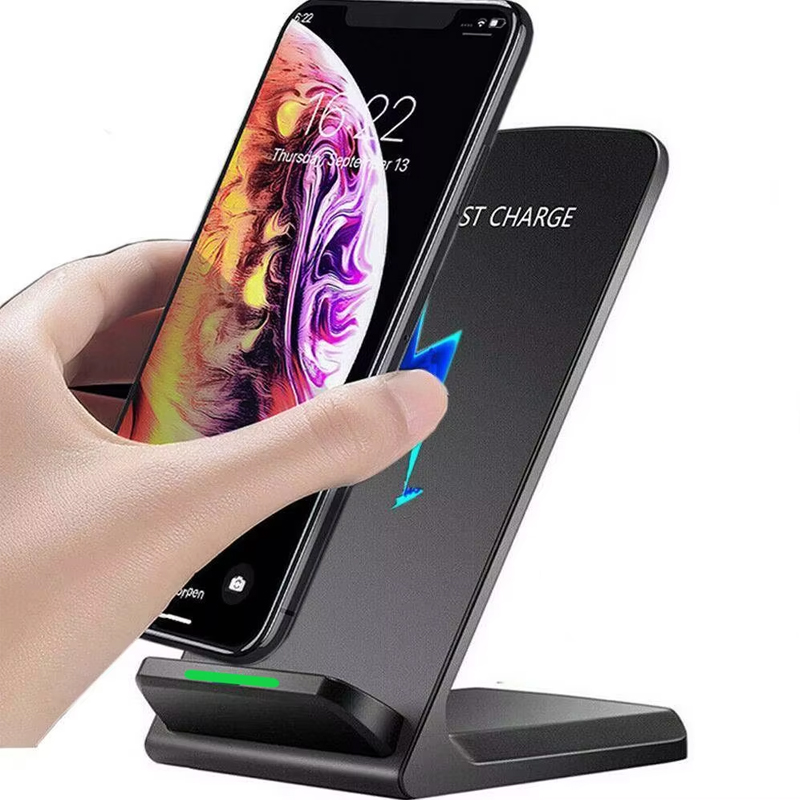 VIKEFON Wireless Charger Station Earphone Phone Fast Charging Charger Holder For iPhone 16-12 Pro Max  S24 S23 