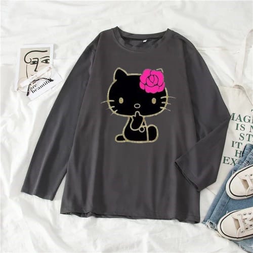 Full sleeve pranted T Shirt For Woman