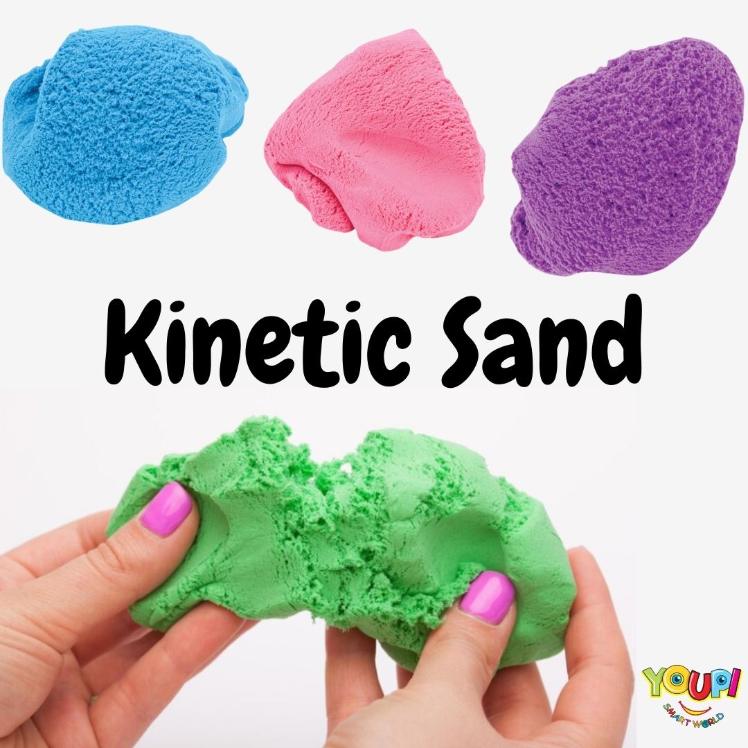 Mini Sand 250g Random Color for Kids with Assorted Moulds - Kinetic Sand Kit Activity Toys, Soft Sand Clay Toys for Boys & Girls image 4