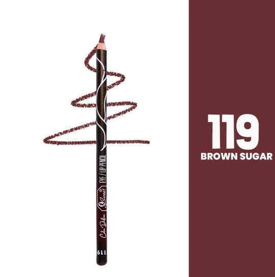 Sweet Face Lip Liner Pencil - Chocolate Bar (Brown) | Waterproof, Matte, Long Lasting Lip Contour Pencil