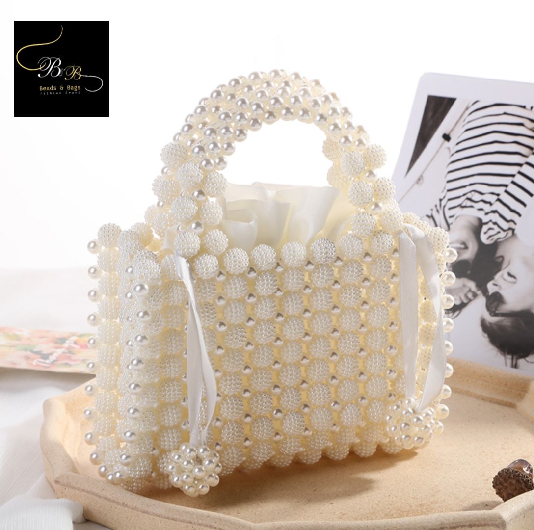 Noble Crystal Beaded Evening Bag - Full SIze