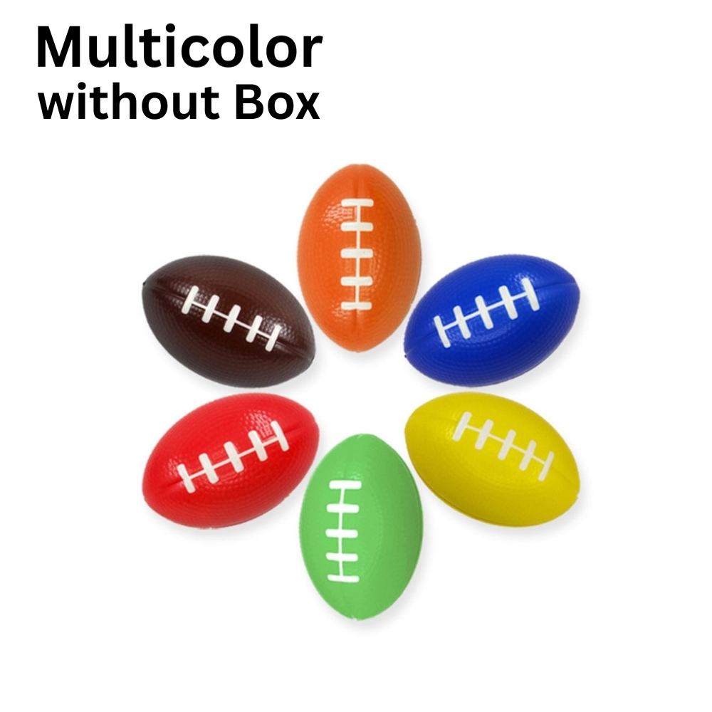 Medicare Physio Ball, 1 to 4 Pcs, Rugby Shaped Stress Relief Ball, Rugby Squishy Stress Relief Ball, Squeeze Ball, Imported Physio Ball, Hand Strengthening exercise, Hand Rehabilitation Exercise, Mini Football Sports Stress Ball, Made in Taiwan