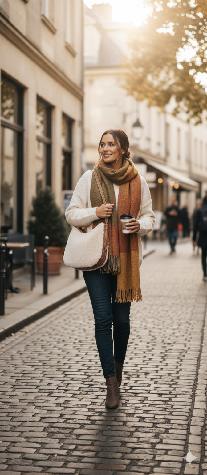 Woolen Furry Teddy Shoulder Bag for Women | Stylish Faux Fur Handbag | Winter Soft Plush Tote Crossbody