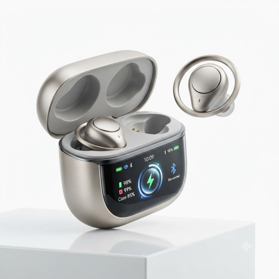 Waterproof TWS Wireless Earbuds, Bluetooth Earphones with Noise Cancelling, Bluetooth Headphones for Sports & Daily Use